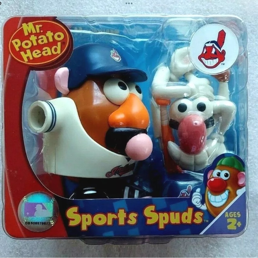 Mr Potato Head Cleveland Indians Sports Spud Sealed Banned Logos Chief Wahoo